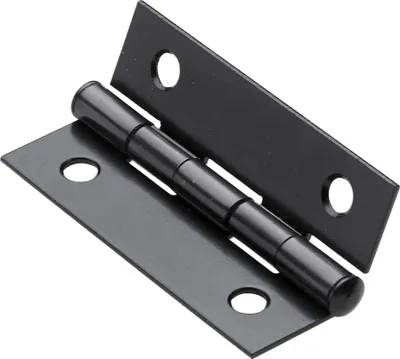 Produktbild von Stahlscharnier für Möbel, HETTICH, L. 50 x B. 30 mm, schwarz