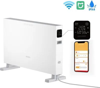Obrázok produktu pre Elektrické konvektorové kúrenie 2200 W, WiFi, dotykový displej, 16–28 °C, vodotesné