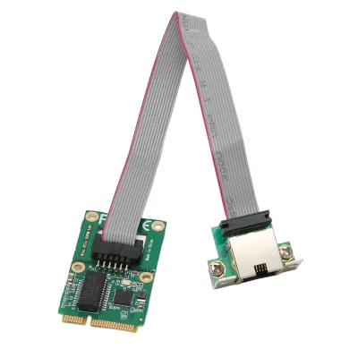 Zdjęcie produktu dla Karta sieciowa Mini PCIe – kontroler Gigabit LAN 10/100/1000 Mb/s RJ45