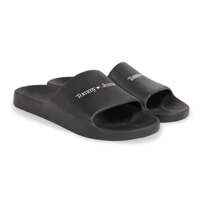 Produktbild von TOMMY JEANS Herren Bandeau-Slipper Schwimmbad Strandmode Slide Artikel EM0EM01144, EUR 42 - UK 8 - USA 9 - CM 26,5, Gomma 100%
