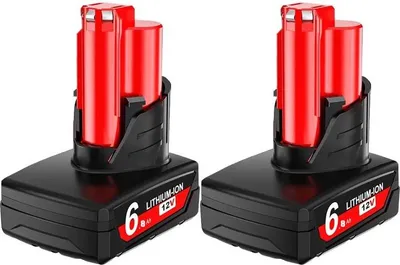Obrázok produktu pre 12V batéria M12 – náhradná súprava 2 kusov – lítiovo-iónová batéria pre náradie – 6,8 Ah, vysoká kapacita – kompatibilná s 12V batériami M12 pre náradie