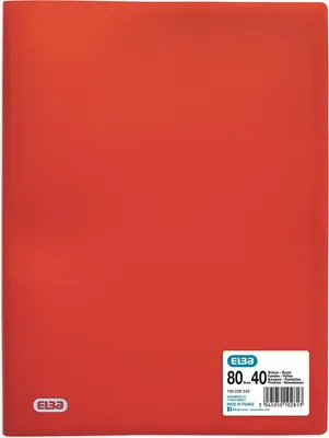 Zdjęcie produktu dla ELBA A4 Standard, z 40 kieszeniami, czerwony