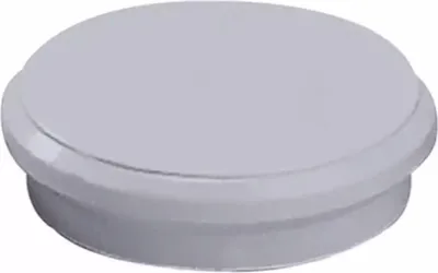 Produktbild von Magnet rund 24mm grau Packung mit 10 Stück
