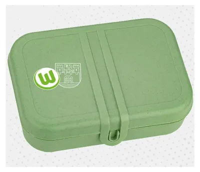 Productafbeelding van VfL Wolfsburg, biologische lunchbox met het stadslogo