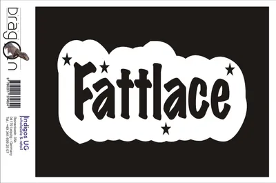 Produktbild von Aufkleber / Autoaufkleber - JDM / Die cut / Auto / OEM - Fatlace - 200x110 mm weiß - Heckscheibe / Heckscheibenaufkleber
