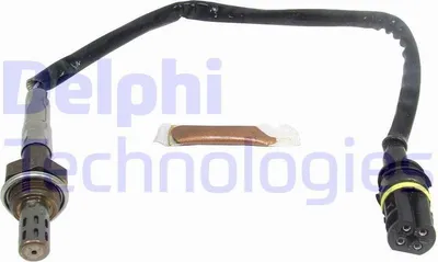 Produktbild von DELPHI Lambdasonde passend für MERCEDES-BENZ C-Klasse Limousine (W202) Beheizt 380mm ES10632-12B1