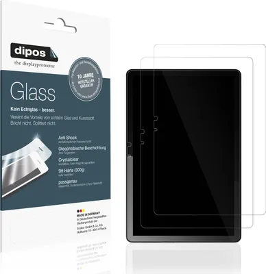 Zdjęcie produktu dla 2x folia ochronna do Lenovo Tab M10 3. generacji - folia antywstrząsowa 9H dipos Glass z tworzywa sztucznego