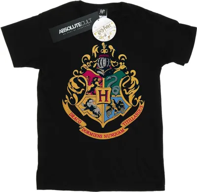 Produktbild von Harry Potter - "Hogwarts" T-Shirt für Damen BI27171 (M) (Schwarz)