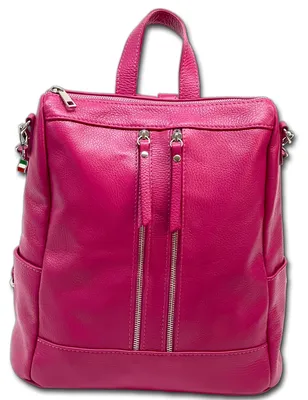 Produktbild von Florence Rucksack Damen Echtleder Cityrucksack fuchsia D3ORF100P