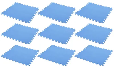 Produktbild von Schaumstoffmatte für Pool blau 50x50 cm 9 Stk