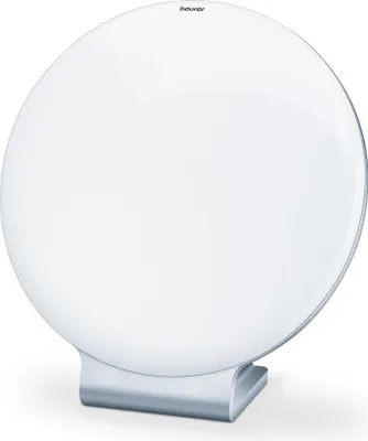 Produktbild von BEURER TL 50 Tageslichtlampe (LED-Technologie, Ein-Knopf-Bedienung, Lichtstärke ca. 10.000 Lux, Medizinprodukt, stabiler Standfuß, Maße ca. Ø 24,6 x 26 cm) - Auslaufmodell