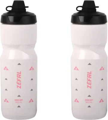 Productafbeelding van Bidons met modderkap - Set van 2 - 800 ml - Transparant