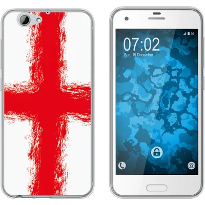 Produktbild von PhoneNatic Case kompatibel mit HTC One A9s Silikon-Hülle WM England M4