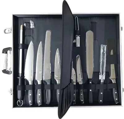Produktbild von Mika Messerkoffer komplett-Set, 14-tlg.