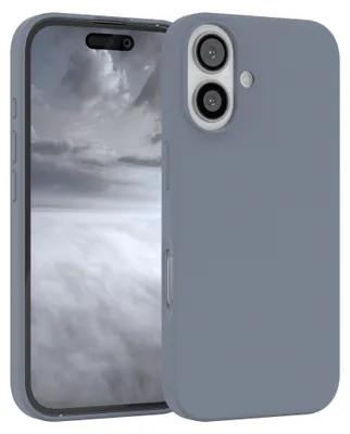 Produktbild von EAZY CASE Silikonhülle für Apple iPhone 16 Silikon Backcover Schutz in Lila