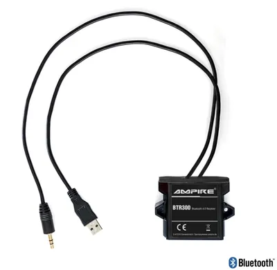 Produktbild von AMPIRE BTR300 | Bluetooth Receiver, 3.5mm Klinke, USB