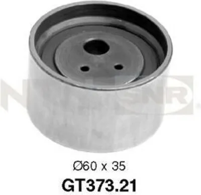 Produktbild von SNR GT373.21 Spannrolle Zahnriemen Ø60mm für KIA SORENTO I (JC) für MITSUBISHI PAJERO IV (V8W, V9W) für HYUNDAI TERRACAN (HP)