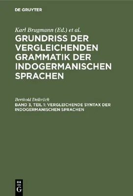 Produktbild von Vergleichende Syntax der indogermanischen Sprachen
