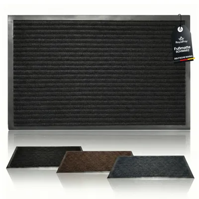 Schmutzfangmatte 40x60 cm, schwarz, für Innen & Außen