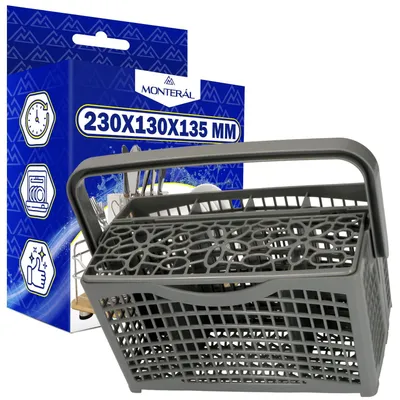 Imagen del producto de Cesta universal para cubiertos, de 230 x 130 x 135 mm, para lavavajillas