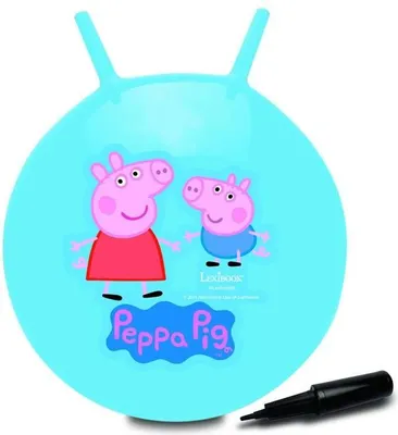 Obrázek produktu pro Skákací míč Peppa Pig, 45 cm, nafukovací, pro děti ve věku 3–6 let, včetně pumpy