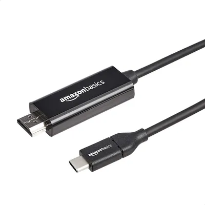 Immagine prodotto di Cavo adattatore AmazonBasics da USB C a HDMI compatibile con Thunderbolt 3 4K a 12 68