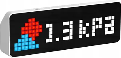 Zdjęcie produktu dla Ulanzi TC001, Stół, Zegar cyfrowy, Prostokąt, Biały, LED, Bateria