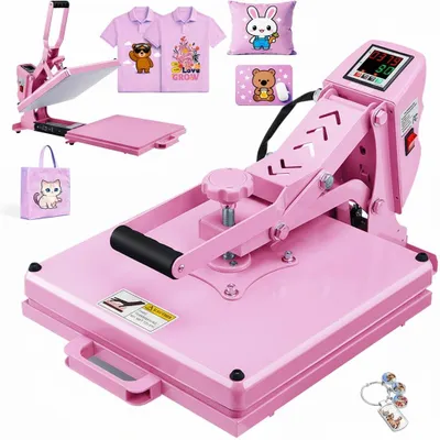Heißpresse 38x38 cm mit digitaler Steuerung für T-Shirts