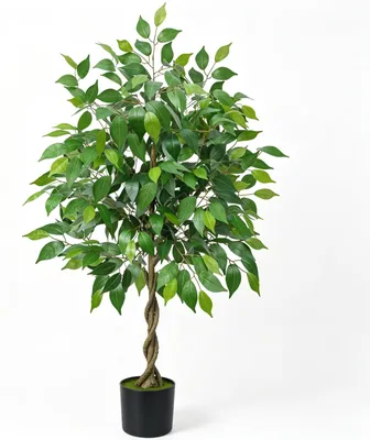 Kunstpflanze Benjamini, 120 cm, groß, Grünpflanze