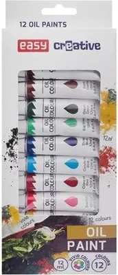 Obrázek produktu pro Farby olejne 12 kolorów Easy Stationery