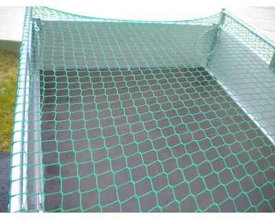 Productafbeelding van Aanhangernet afdeknet aanhanger - 2,2 x 1,2 m - Knooploos - Hdpe - Met expandertouw