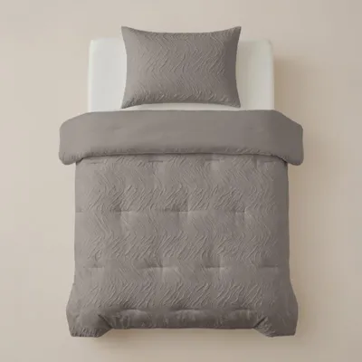 Immagine prodotto di Sleeptime, coperta per letto "Lazy" color taupe, 140 x 200 cm, con federa inclusa