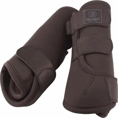 Produktbild von Eskadron Pferde Gamaschen Pro Dressage Hind teak brown Platinum 2024, Größe:Pony