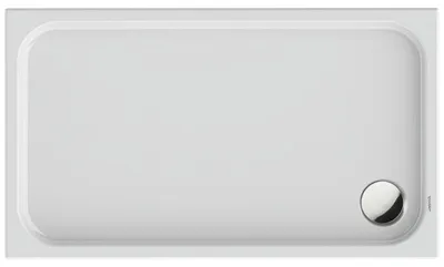 Productafbeelding van Duravit D-Code rechthoekige douchebak, 130 x 75 cm, met antislip oppervlak