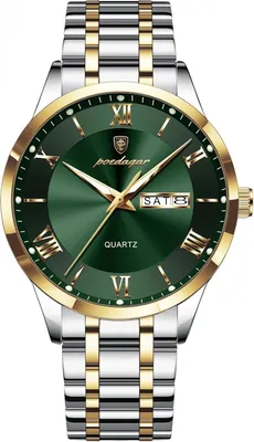 Produktbild von Watch Herren modische Herrenuhren, wasserdicht, Leuchtend, Datum, Woche, Herren-Armbanduhr, Sport, Edelstahl, Quarz, Herrenuhr