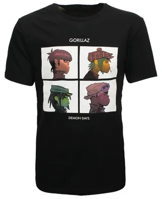 Obrázok produktu pre Tričko s motívom obalu albumu Demon Days od Gorillaz – XXL