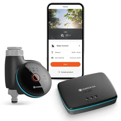 Immagine prodotto di Controllo intelligente dell'acqua: timer di irrigazione connesso con Gateway