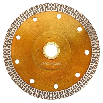 Immagine prodotto di Disco diamantato ultrasottile da 125 mm per il taglio di granito, marmo, Vetroceramica, porcellana e arenaria | Foro da 22,23 mm