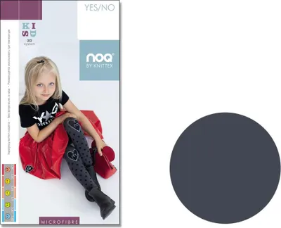 Produktbild von Strumpfhosen mit Herz für Kinder Graphite 92-98