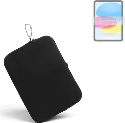 Produktbild von K-S-Trade Neopren Hülle kompatibel mit Apple iPad (2022) Wi-Fi  Schutz Hülle Neoprenhülle Tablet-Hülle Tabletcase Tablet Schutz Gürtel Tasche