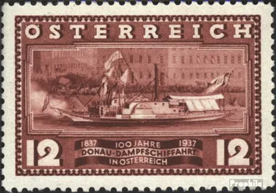 Produktbild von Briefmarken Österreich 1937 Mi 639 postfrisch Schiffahrt