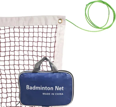 Produktbild von Zusammenklappbares Badmintonnetz 610 x 76 cm - Tragbares Nylonnetz für Kinder - Indoor, Schule, Strand, Schwimmbad Badmintonnetz