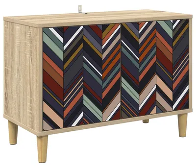 Obrázek produktu pro vidaXL TV stolek OMMEN, 69 x 33 x 50 cm, Imitace dřeva Sonoma