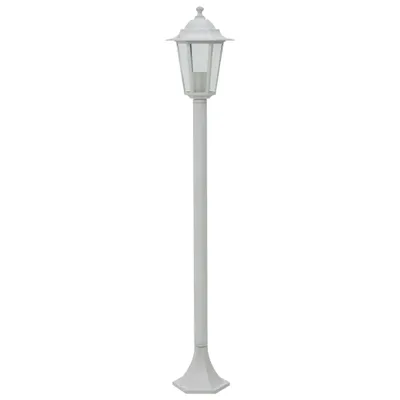 Produktbild von vidaXL Garten-Pollerleuchte 6 Stk. E27 110 cm Aluminium Weiß