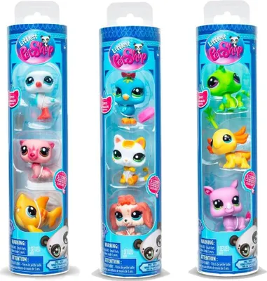 Image de Bandai Littlest Pet Shop | Tube De 3 Pets, ...