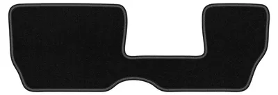 Productafbeelding van Velours achtermatten voor Kia Carens III 2006-2010 – 2-delig, zwart, op maat – Wielganizator LUX