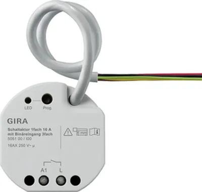 Image de Gira Schaltaktor 1f 16 A UP KNX Secure, 1 pièce.