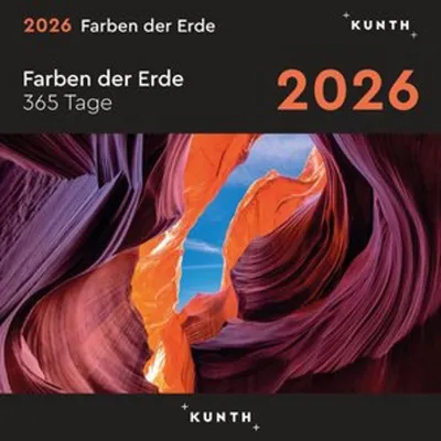 Produktbild von Farben der Erde - KUNTH 365-Tage-Abreißkalender 2026