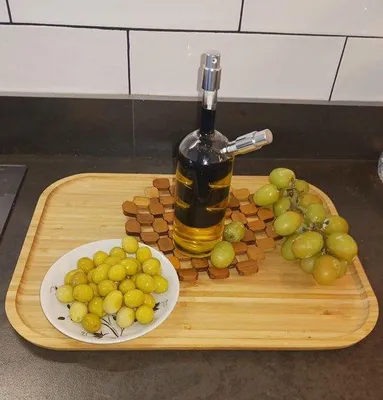 Obrázok produktu pre Fľaša s rozprašovačom na olej a ocot, 250 ml, priehľadné sklo, nepretekajúca