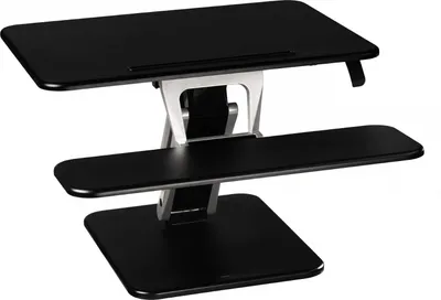 Produktbild von Hama Aufsatz Sitz-Steh-Arbeitsplatz schwarz 80x52
